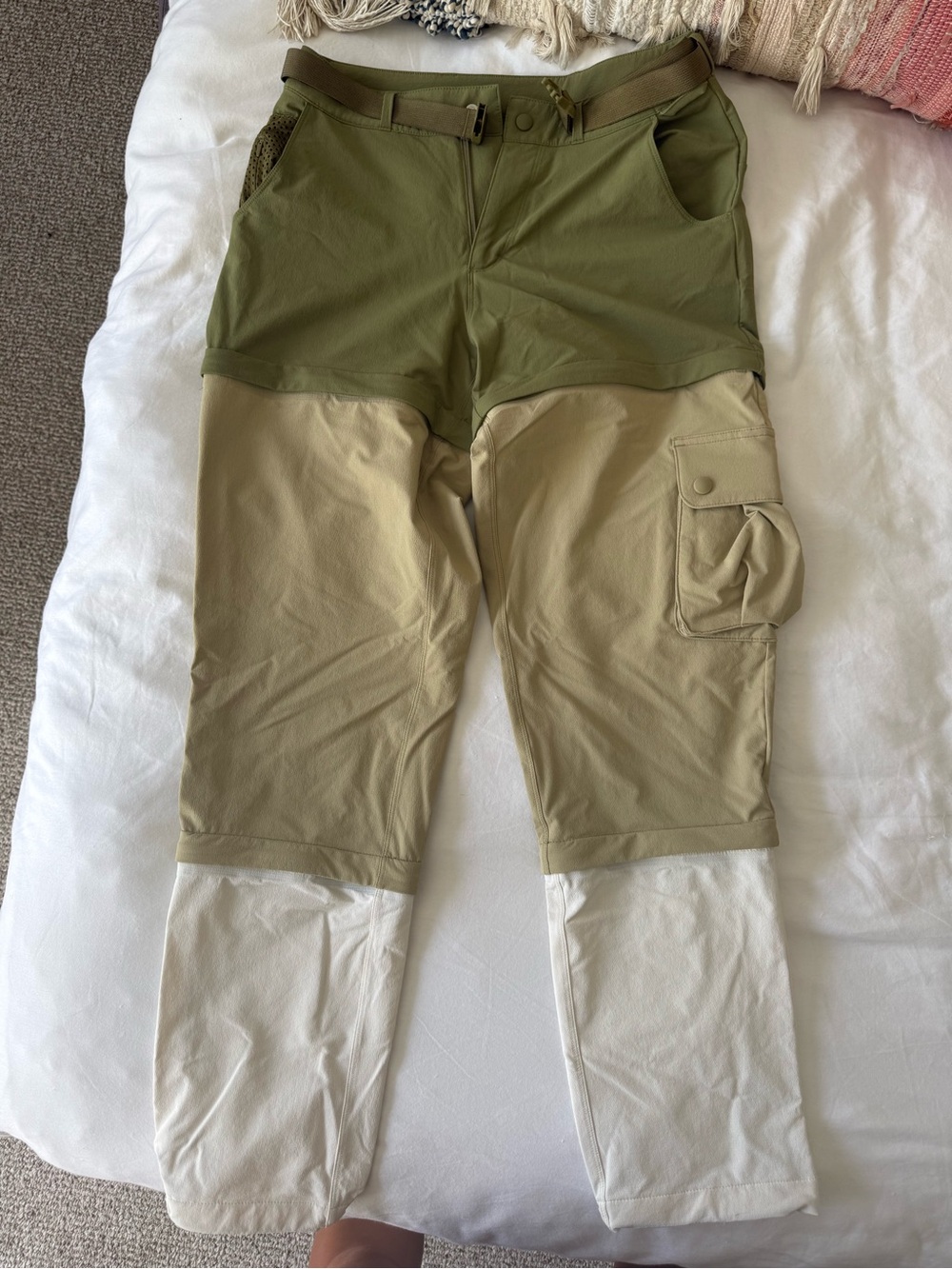 Outdoor Voices Olive Convertible Cargo Pants - Picture 3 of 4